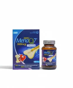 Midu MenaQ7 360mcg - Hỗ trợ chắc khỏe xương và phát triển chiều cao cho trẻ dậy thì với Trucal