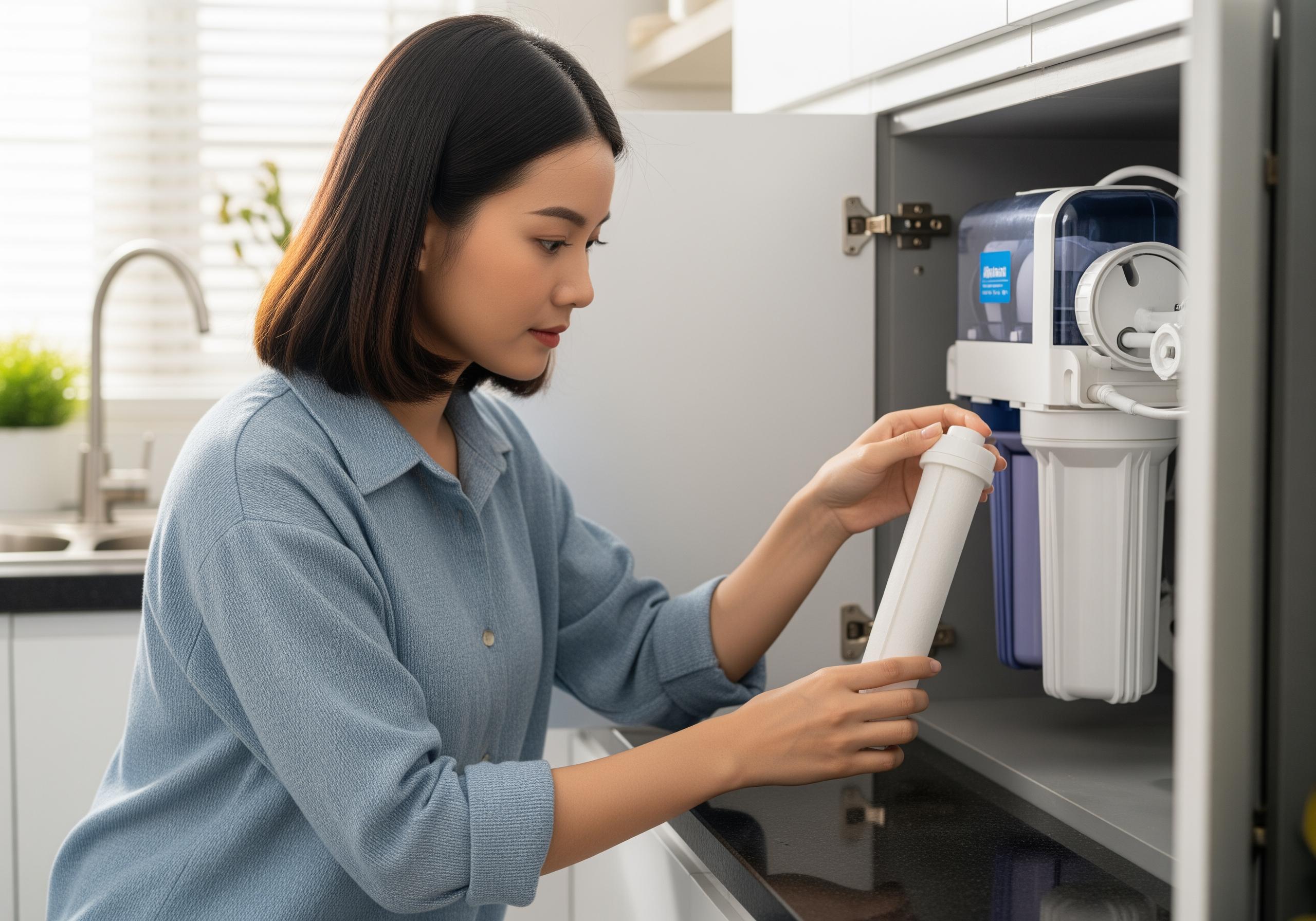 Cách thay lõi lọc tại nhà đơn giản.