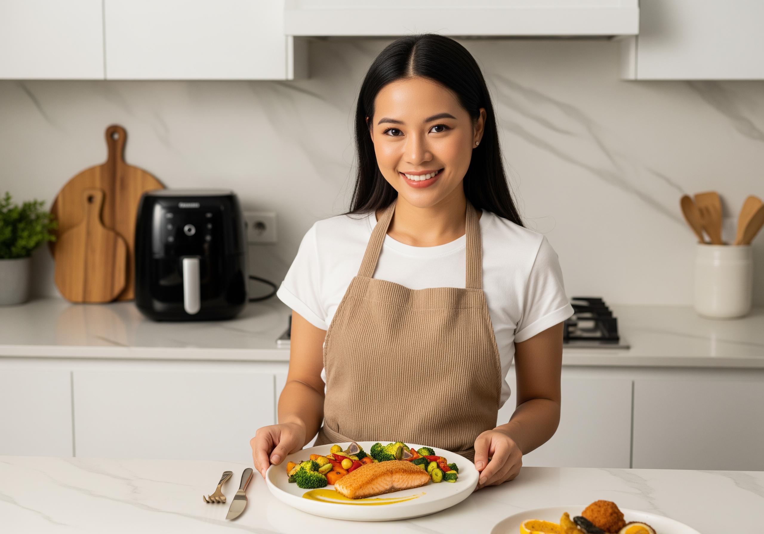 Nồi chiên không dầu – người bạn của Eat Clean.