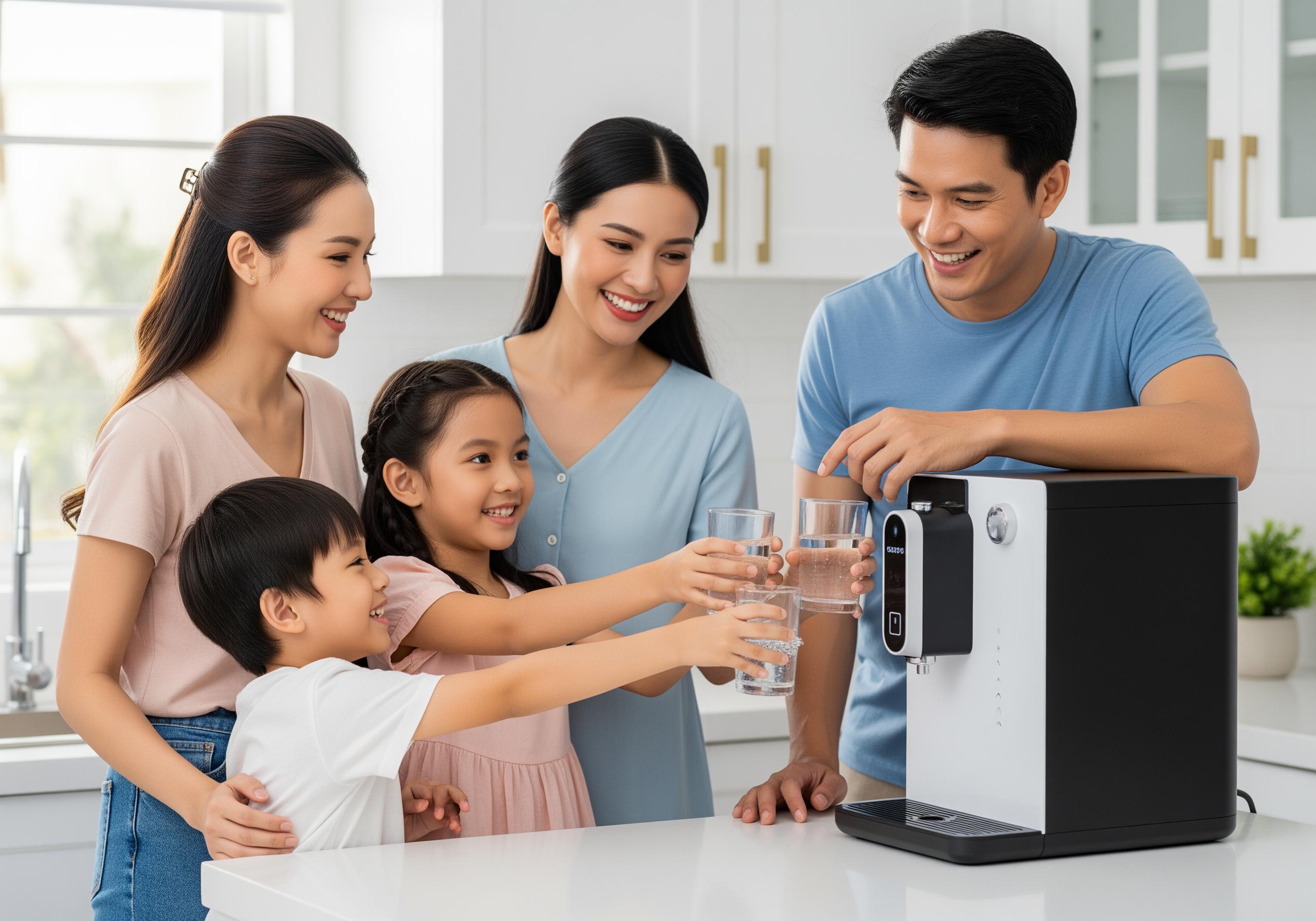 Top 5 máy lọc nước cho gia đình 4 người.